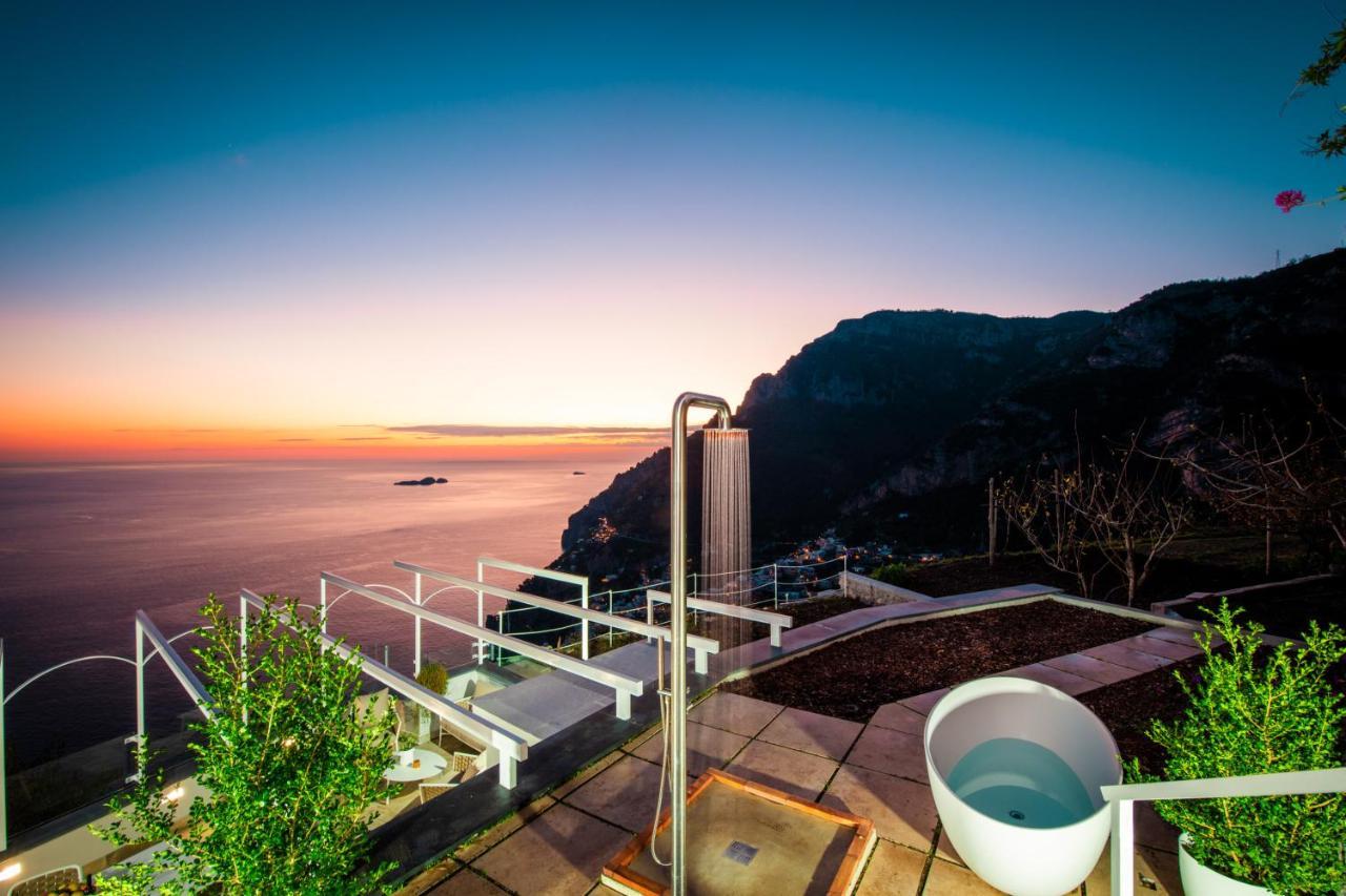 Villa La Tagliata Spectacular Jacuzzi Tub Amazing View And Private Parking Garage Позитано Экстерьер фото