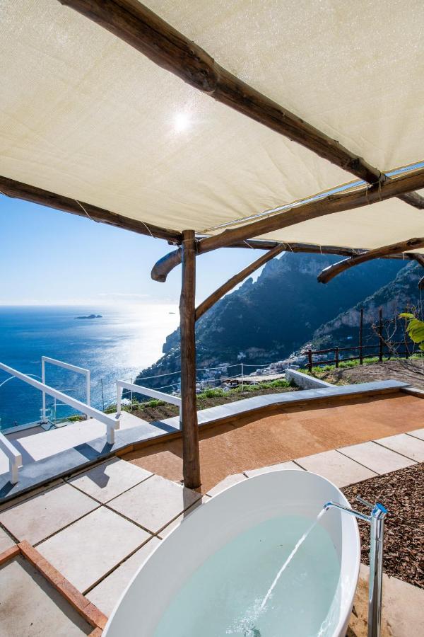 Villa La Tagliata Spectacular Jacuzzi Tub Amazing View And Private Parking Garage Позитано Экстерьер фото